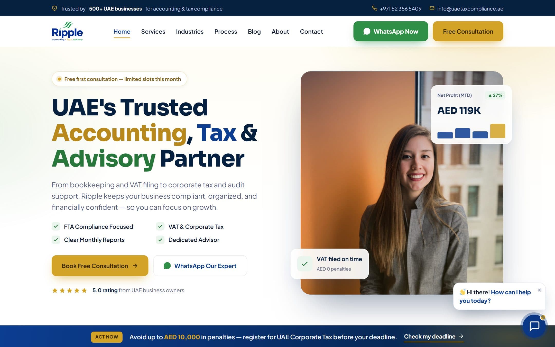 Ripple Accounting & Tax — website by BrandVexo
