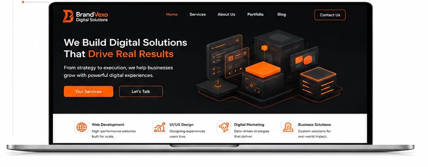 BrandVexo Digital Solutions brand application