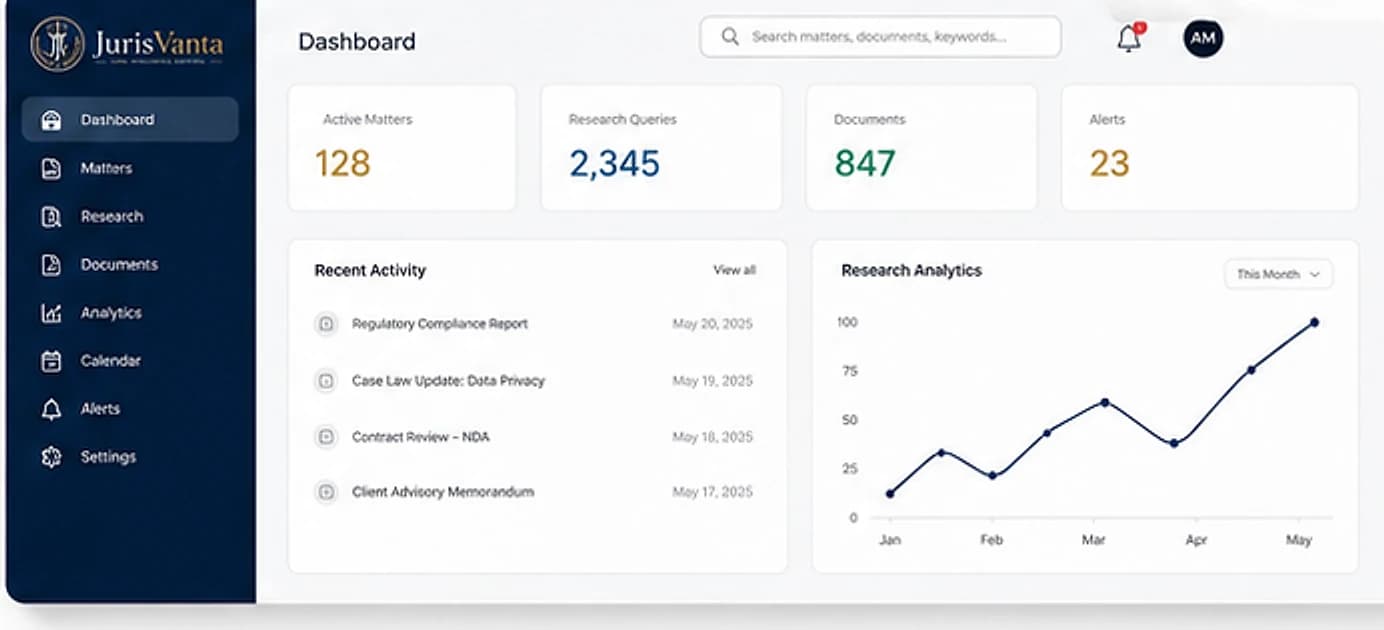 JurisVanta brand application
